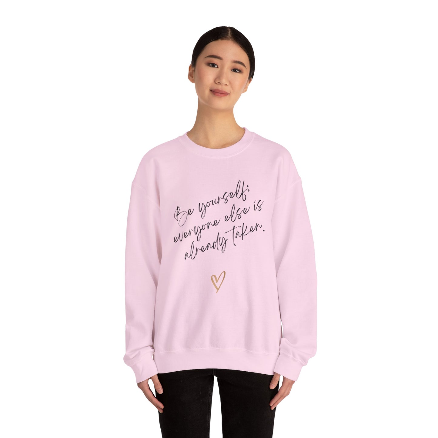 Women's Sweatshirt – Be Yourself | Cozy, Stylish & Inspirational Pullover