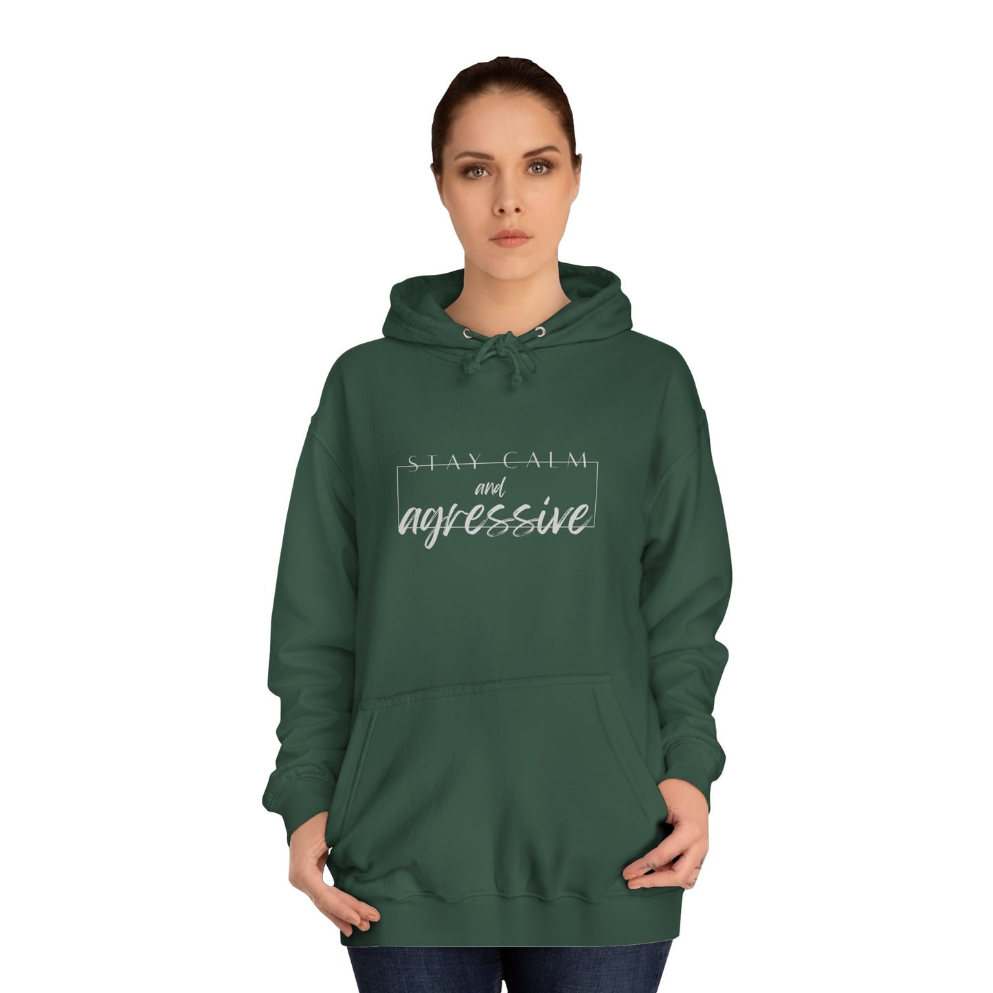 Calm, Women's College Hoodie – Cozy & Stylish Sweatshirt