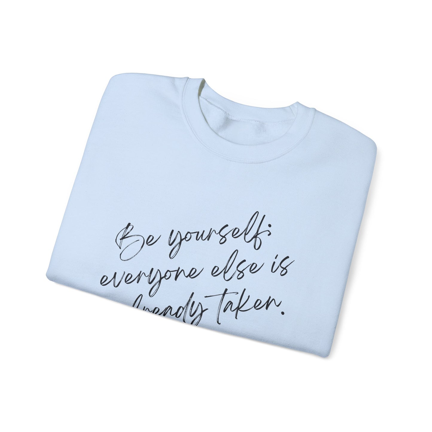 Women's Sweatshirt – Be Yourself | Cozy, Stylish & Inspirational Pullover