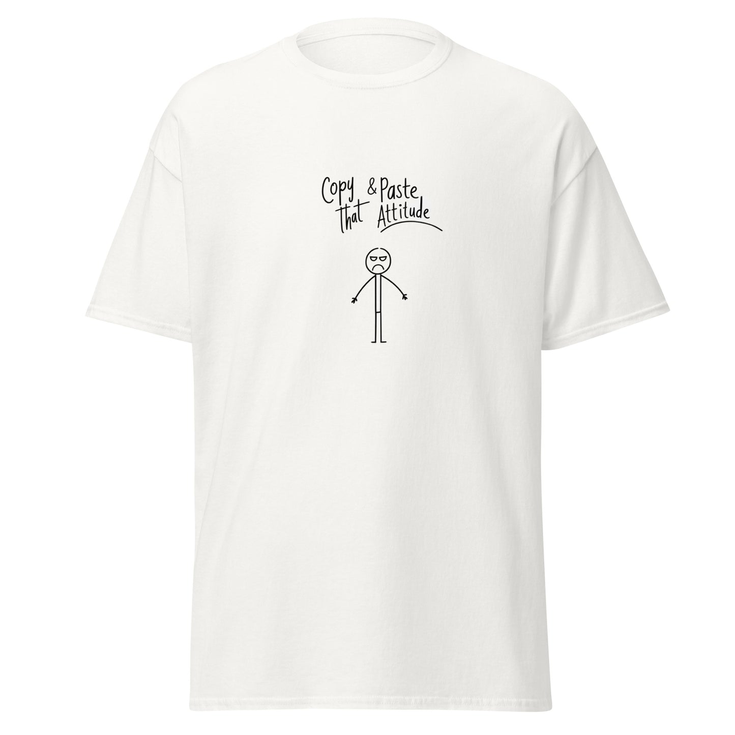 Attitude Unisex Classic Tee – soft cotton, structured fit, veteran mindset