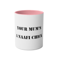Two-Tone Coffee Mugs, 