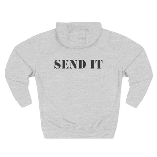 Unisex Fleece Hoodie - "Send it" - Blockrat