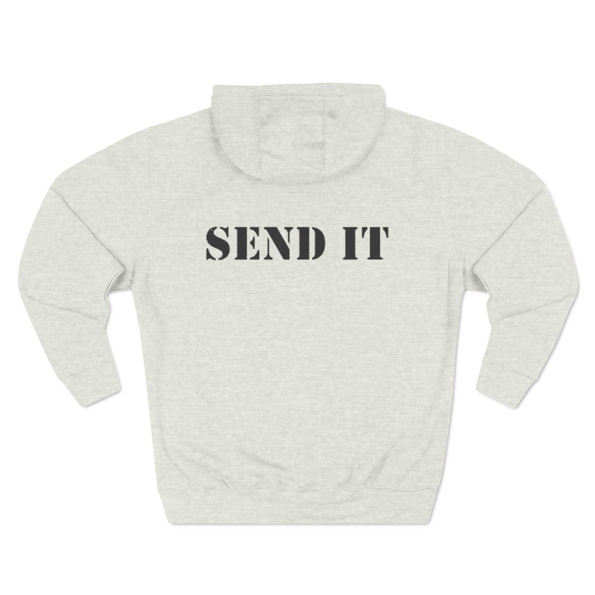 Unisex Fleece Hoodie - "Send it" - Blockrat