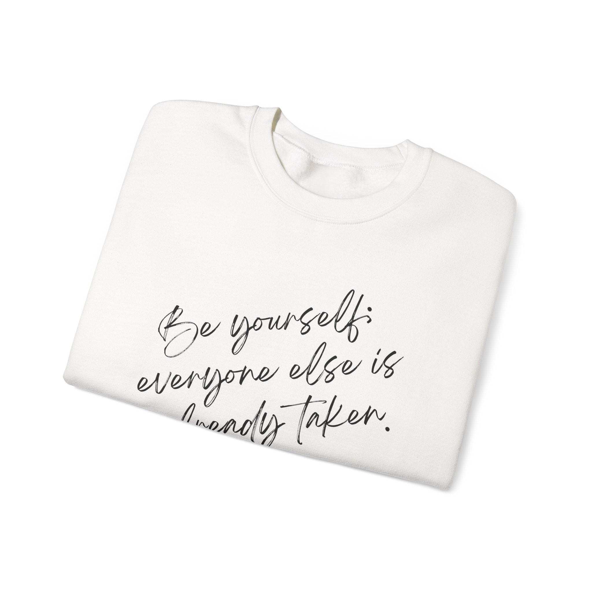 Women's Sweatshirt – Be Yourself | Cozy, Stylish & Inspirational Pullover