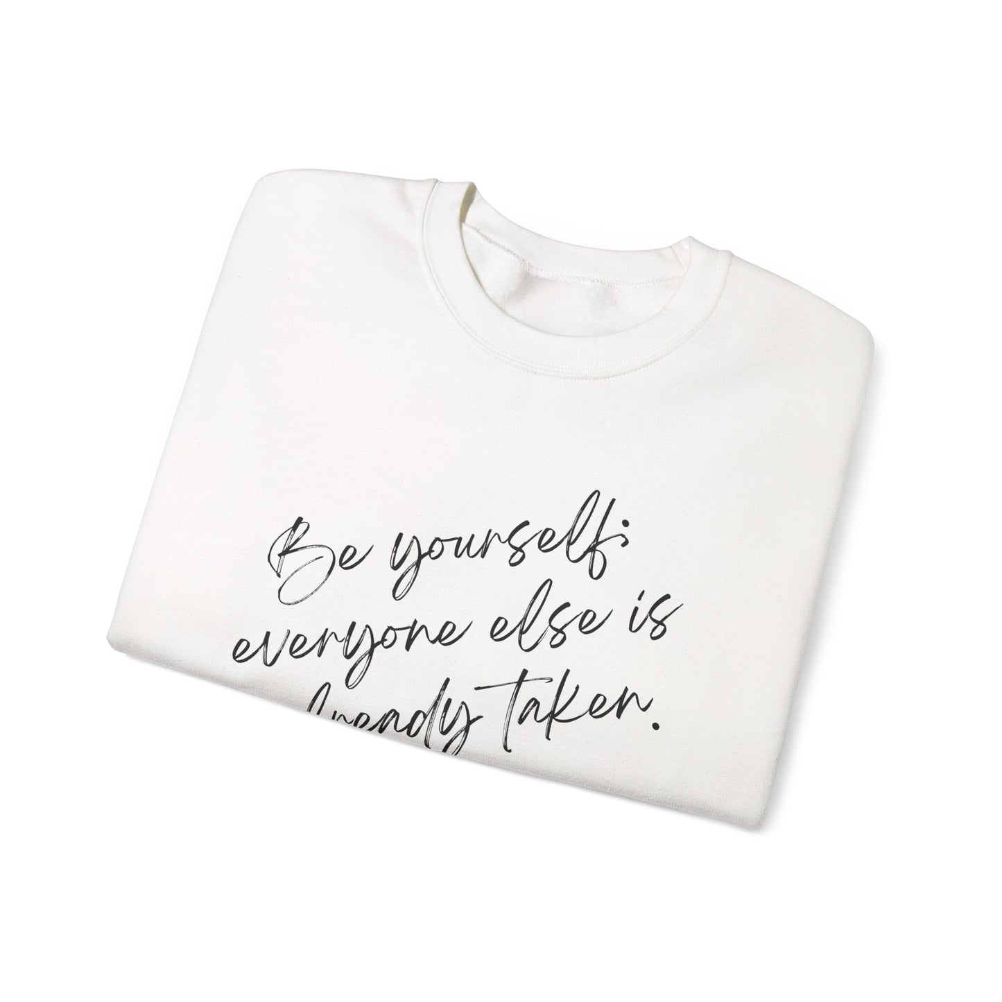 Women's Sweatshirt – Be Yourself | Cozy, Stylish & Inspirational Pullover