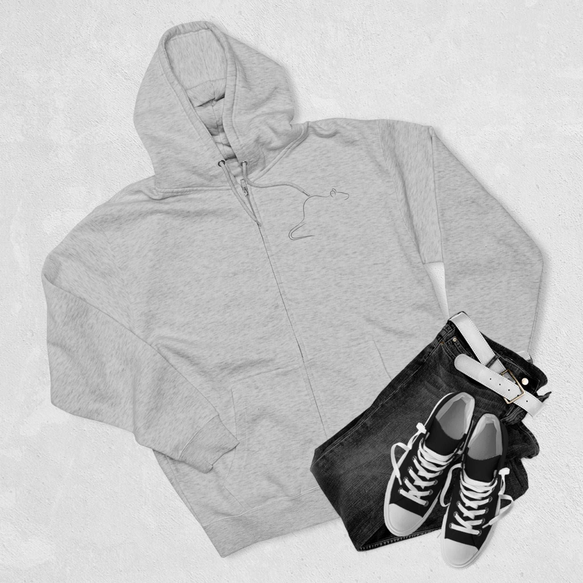 Unisex Zip Hoodie "Original". - Blockrat