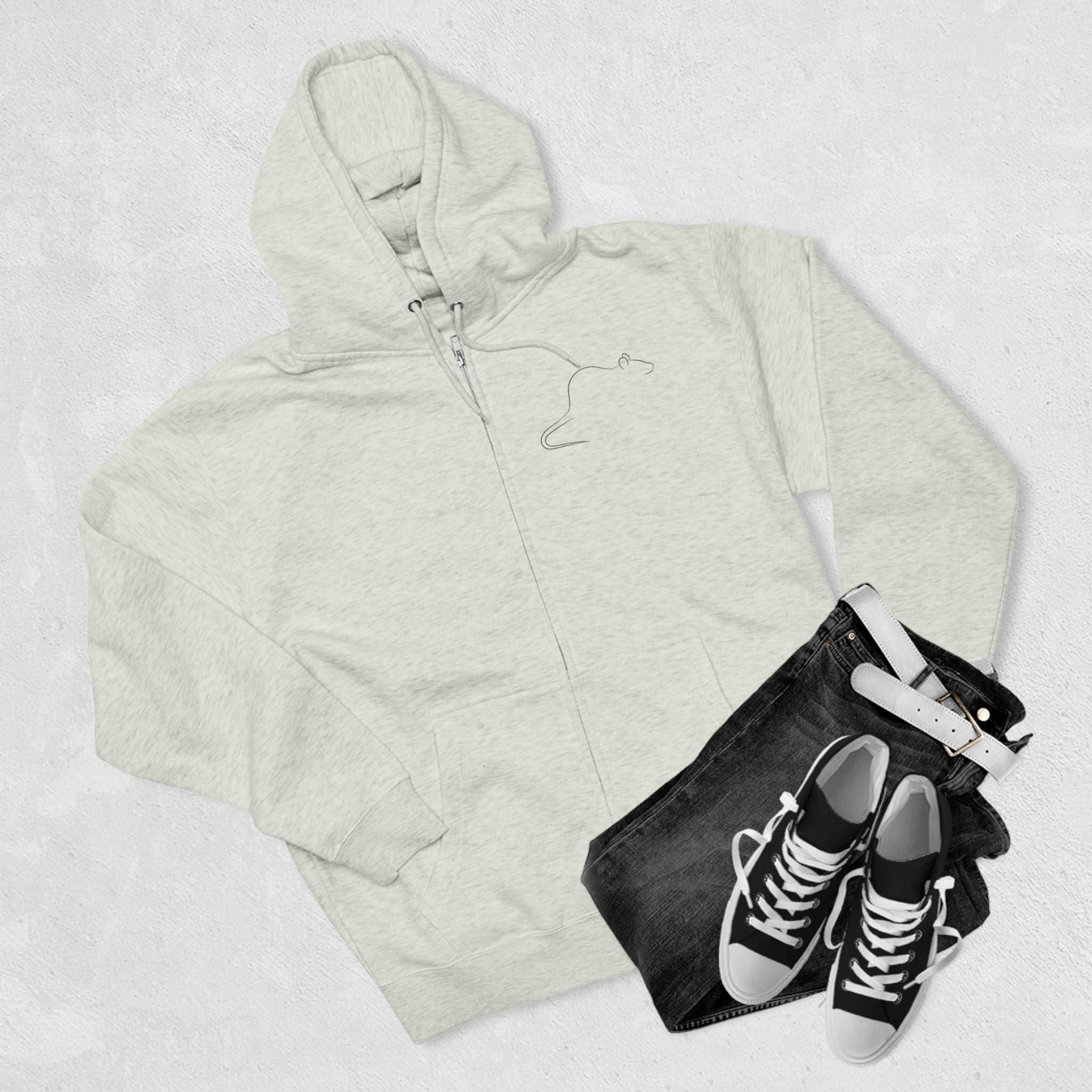Unisex Zip Hoodie "Original". - Blockrat