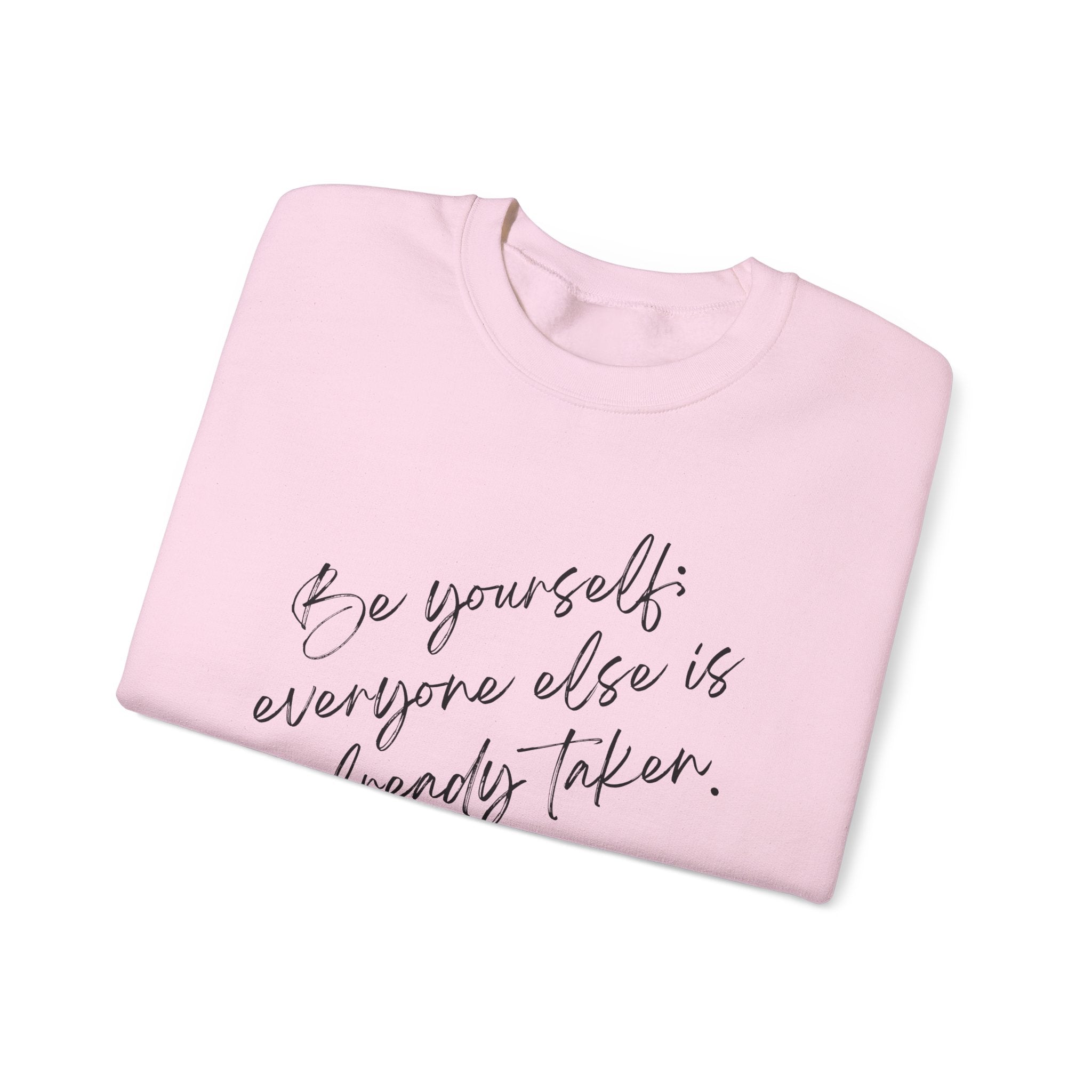 Women's Sweatshirt – Be Yourself | Cozy, Stylish & Inspirational Pullover