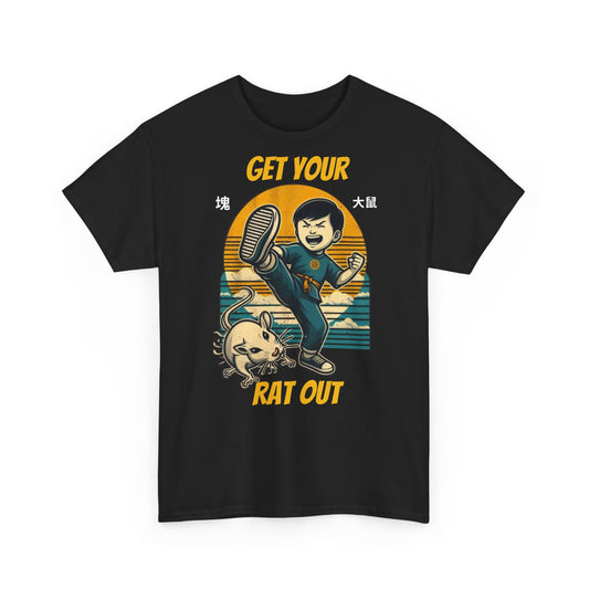 Men's Black T-Shirt 'Be Proud of Your Rat'