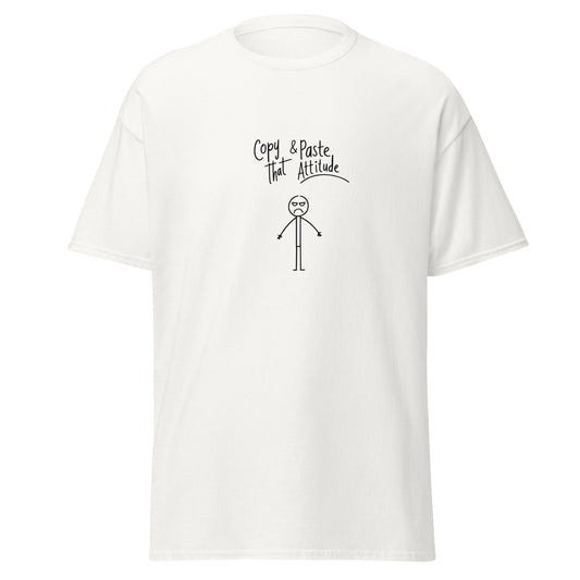 Attitude Unisex Classic Tee – soft cotton, structured fit, veteran mindset