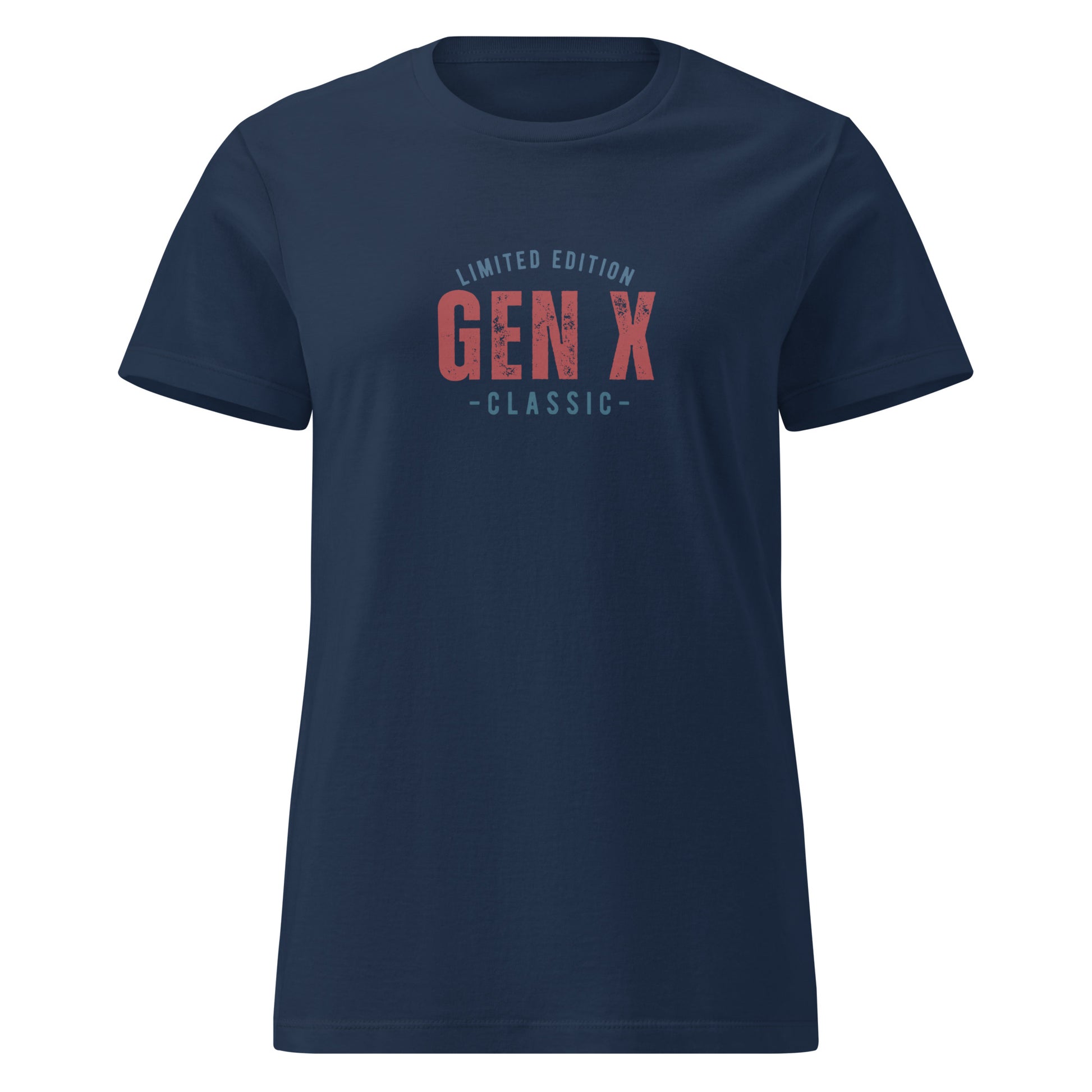 Blockrat Gen X women’s softstyle t-shirt front view