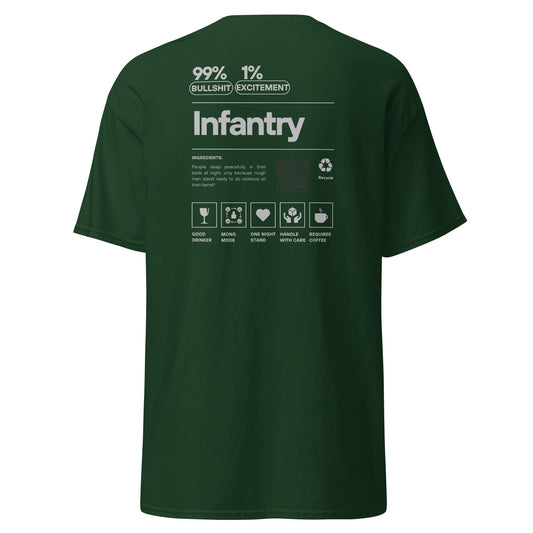 Blockrat Infantry Excitement tee front view