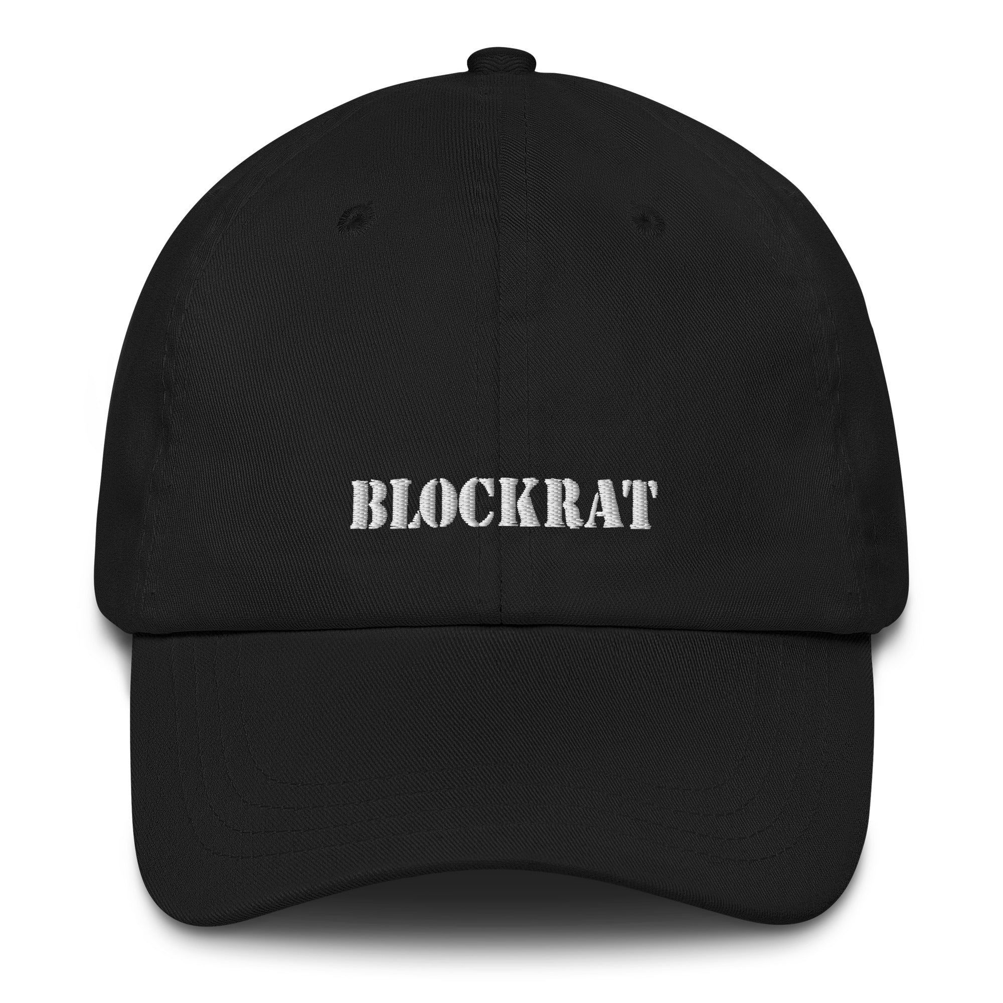 Blockrat tactical military cap with embroidered front logo