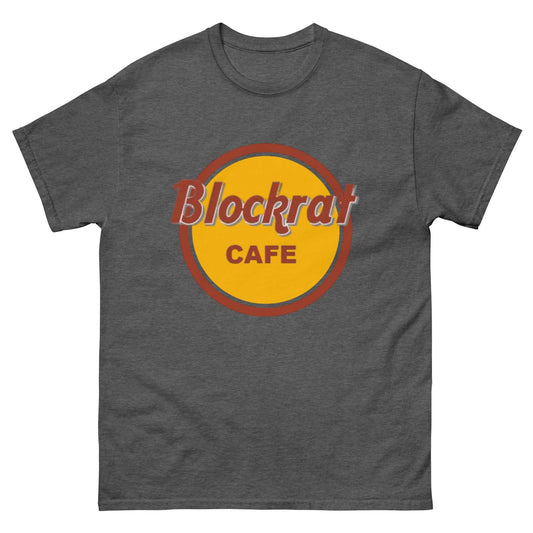 Men’s Vintage Military T-Shirt – Blockrat Café Cotton Tee UK
