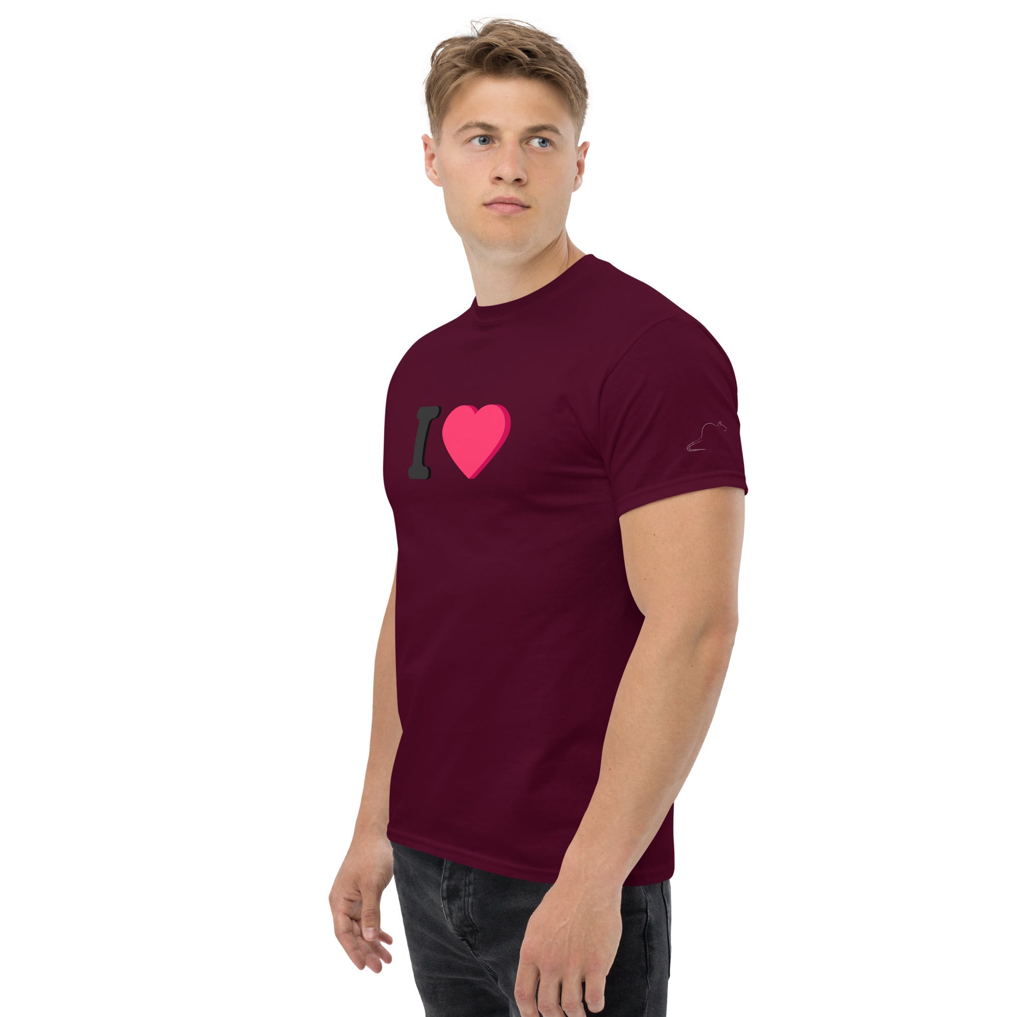 T-shirt I Love Beaver - Blockrat