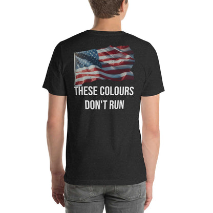 Stars and Stripes Flag T-Shirt – USA Patriotic American Flag Tee for Men & Women