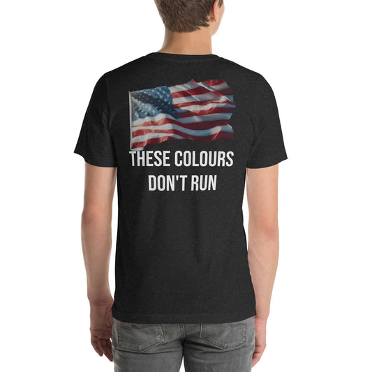 Stars and Stripes Flag T-Shirt – USA Patriotic American Flag Tee for Men & Women
