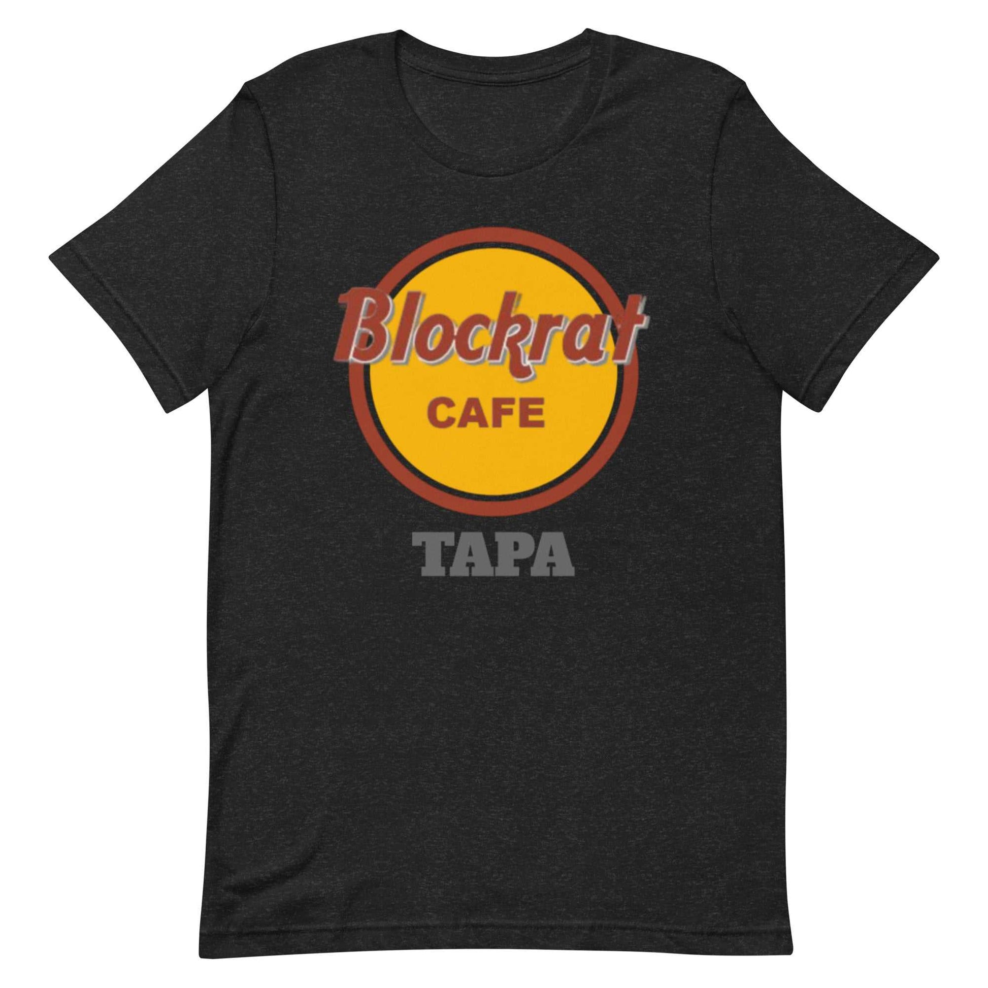 Men’s Premium Cotton T-Shirt – Blockrat Café Tapa Design