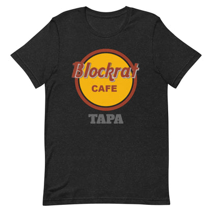 Men’s Premium Cotton T-Shirt – Blockrat Café Tapa Design